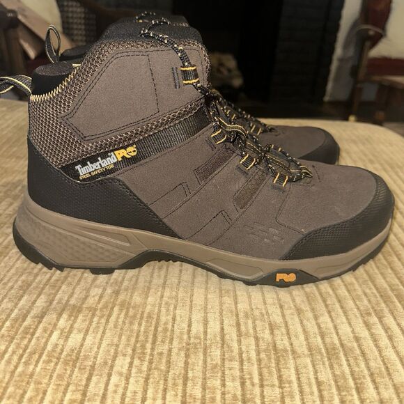 Timberland PRO Switchback LT Steel Toe Work Boots Dark brown Suede 10.5 main image 5
